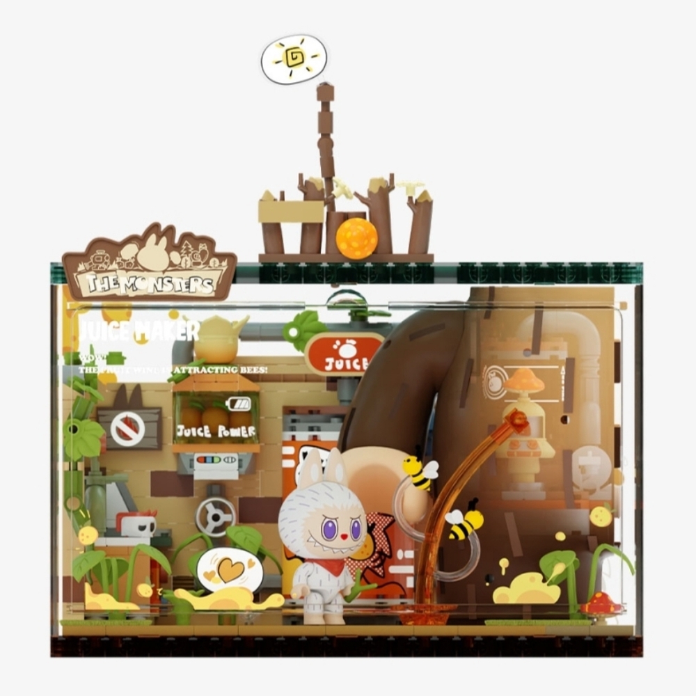 THE MONSTERS Forest Secret Base Series Blocks - Juice Maker Adventure Playset